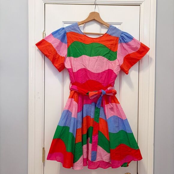 Mii Dresses & Skirts - Mii Mathilda Dress Colorful Patchwork 100% Cotton Size M $395.00